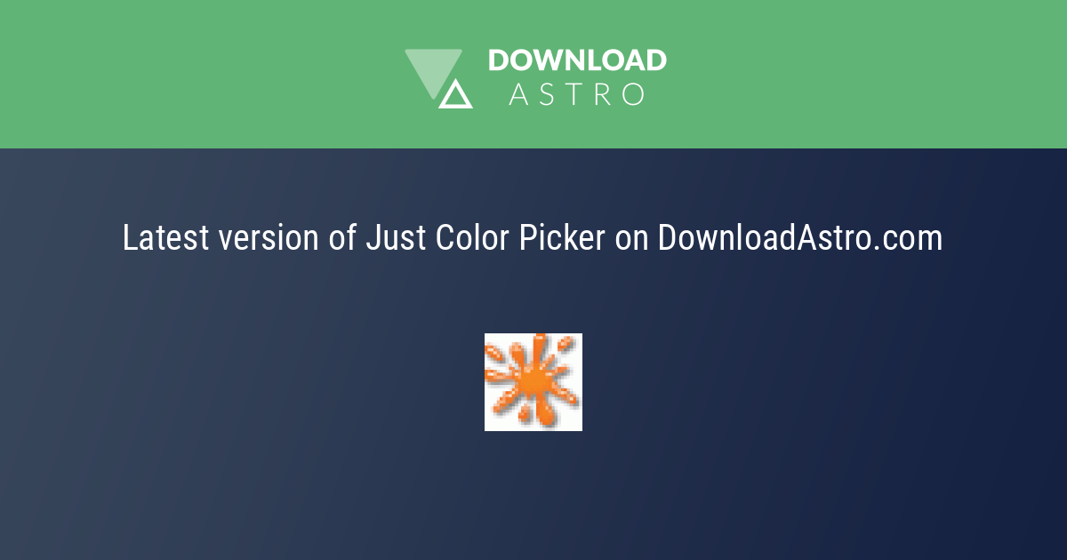 Just Color Picker - Download